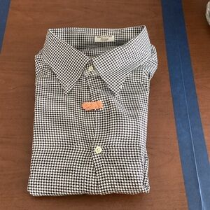 Black and White Checkered Button Up